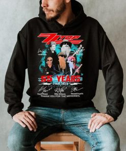 Zz Top Lanier Greig And Dusty Hill 55 Years 1969 2024 Signatures Thank You For The Memories Shirt