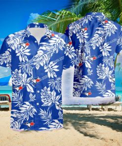 Toronto Blue Jays Tropical Flower Set 3D Hawaiian Shirt And Short Gift For Men And Women