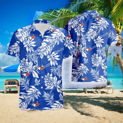 Toronto Blue Jays Tropical Flower Set 3D Hawaiian Shirt And Short Gift For Men And Women