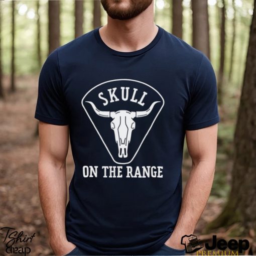 Bovine Bones Skull on the Range logo shirt