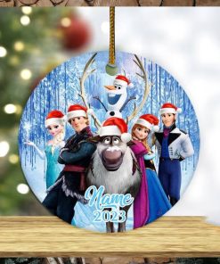 Personalized Frozen Ornament, Disney Princess Christmas Gift