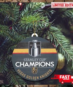 Vegas Golden Knights WinCraft 2023 Stanley Cup Champions Christmas Tree Decorations Ornament
