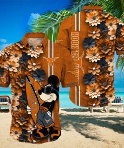 Texas Longhorns Aloha Mick Pattern Hawaiian Shirt For Fans