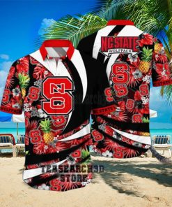 aloha ncaa nc state wolfpack pineapple gift for best friend hawaiian shirt