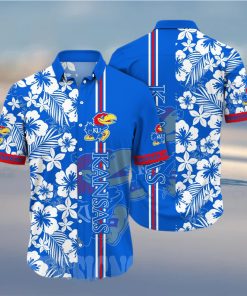 ansas Jayhawks NCAA Flower 3D All Over Printed Hawaiian Shirt