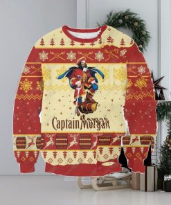 aptain Morgan 3d Print Winter Christmas Ugly Wool Knitted Sweater