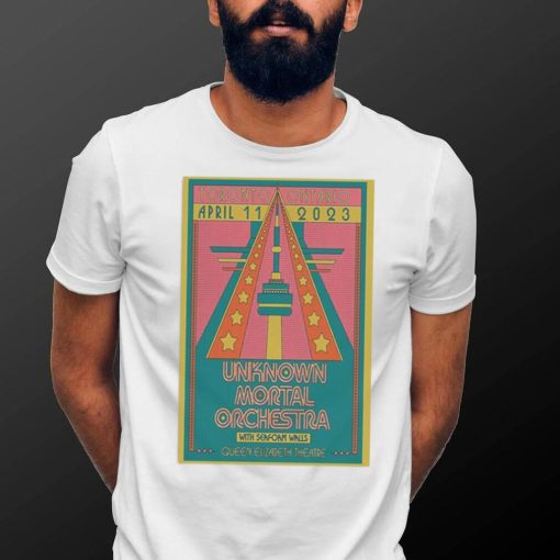 awesome unknown mortal orchestra april 11 2023 toronto ontario poster hoodie shirt