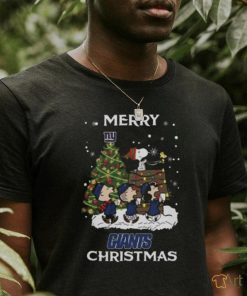 New York Giants Snoopy Family Christmas Shirt