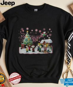 Snoopy And Friends Singing Around Christmas Shirt