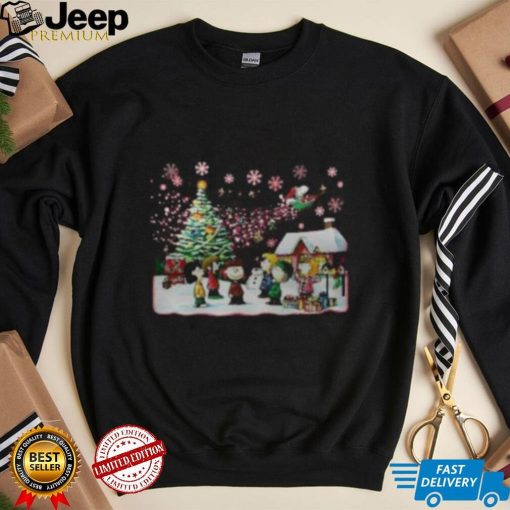 Snoopy And Friends Singing Around Christmas Shirt