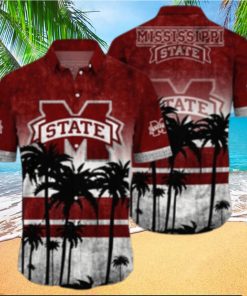 Mississippi State Bulldogs Logo Coconut Tropical Hawaiian Shirt Beach Gift For Fans