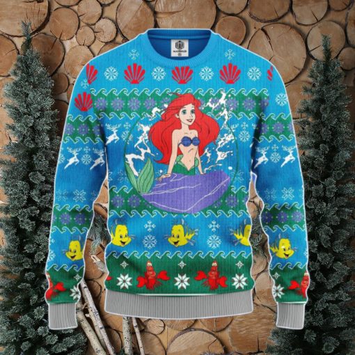 Mermaid Ugly Christmas Sweater Amazing Gift Men And Women Christmas Gift