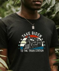 biden take to the train station shirt