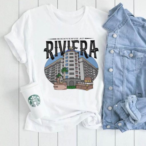 bienvenue au riviera plaza shirt shirt trang