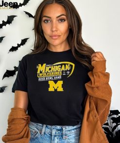 Official Michigan Wolverines Rose Bowl College Football Playoff 2024 Shirt