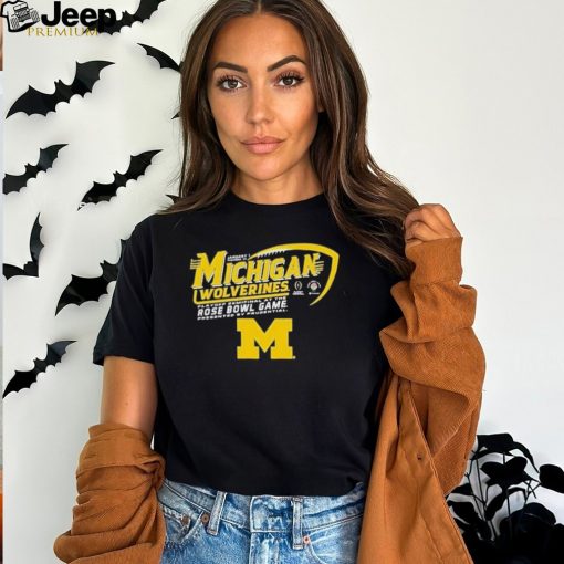 Official Michigan Wolverines Rose Bowl College Football Playoff 2024 Shirt