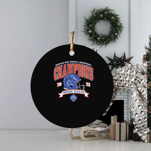 boise state broncos mountain west football championship game champion ornament Circle