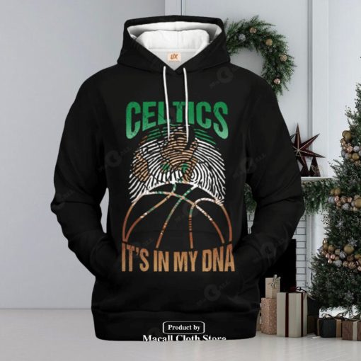 boston celtics its in my dna black jogger design hoodie sweatshirt 3d