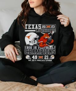 Bevo Texas Longhorns 2023 Big 12 Football Champions 49 21 T Shirt