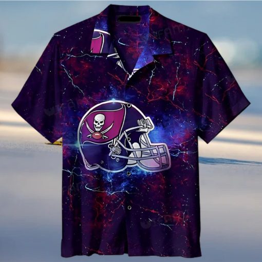 buccaneers hawaiian shirt galaxy football helmet tampa bay buccaneers gift