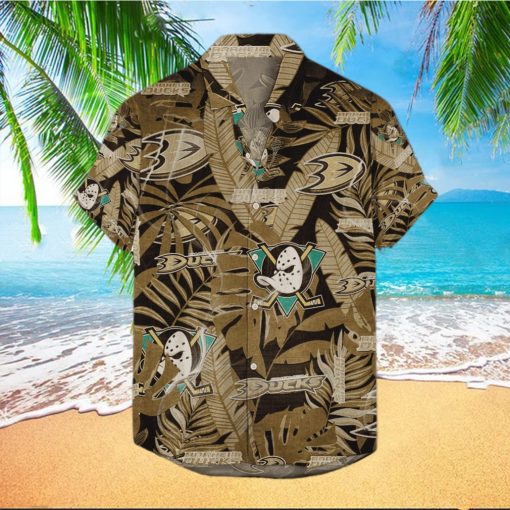 Anaheim Ducks Retro NHL 3D Hawaiian Shirt And Shorts For Men And Women Gift Fans