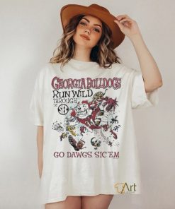 Georgia Bulldogs Run Wild Through The SEC Go Dawgs Sic ‘Em Shirt