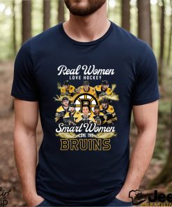 nhl boston bruins real women love hockey smart women love the bruins signatures shirt Sweater