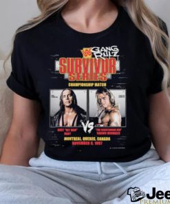 Shawn Michaels vs Bret Hart Fanatics Branded 1997 Survivor Series shirt