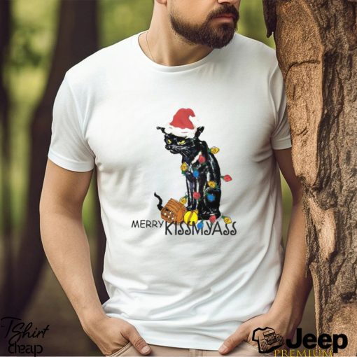 cat Merry kissmas  Shirt