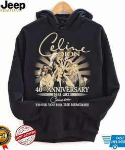 celine dion 40th anniversary signature shirt T Shirt