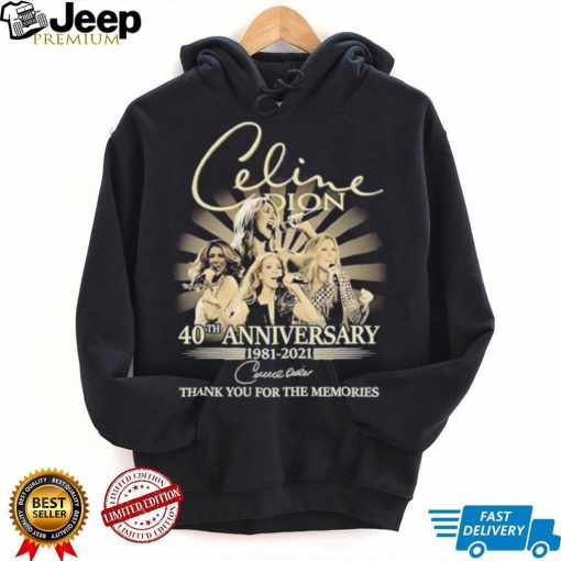 celine dion 40th anniversary signature shirt T Shirt