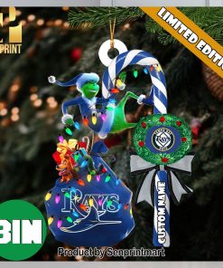 christmas gifts tampa bay rays mlb custom name grinch candy cane ornament 1 MUXv3