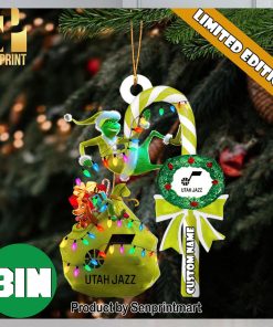 christmas gifts utah jazz nba custom name grinch candy cane ornament 1 ycmKM