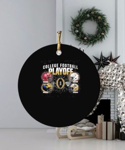 college football playoff 2024 4 team ornament Circle