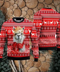 Festive Llama Xmas Ugly Christmas Sweater Family Christmas Gift Ideas Christmas Sweater