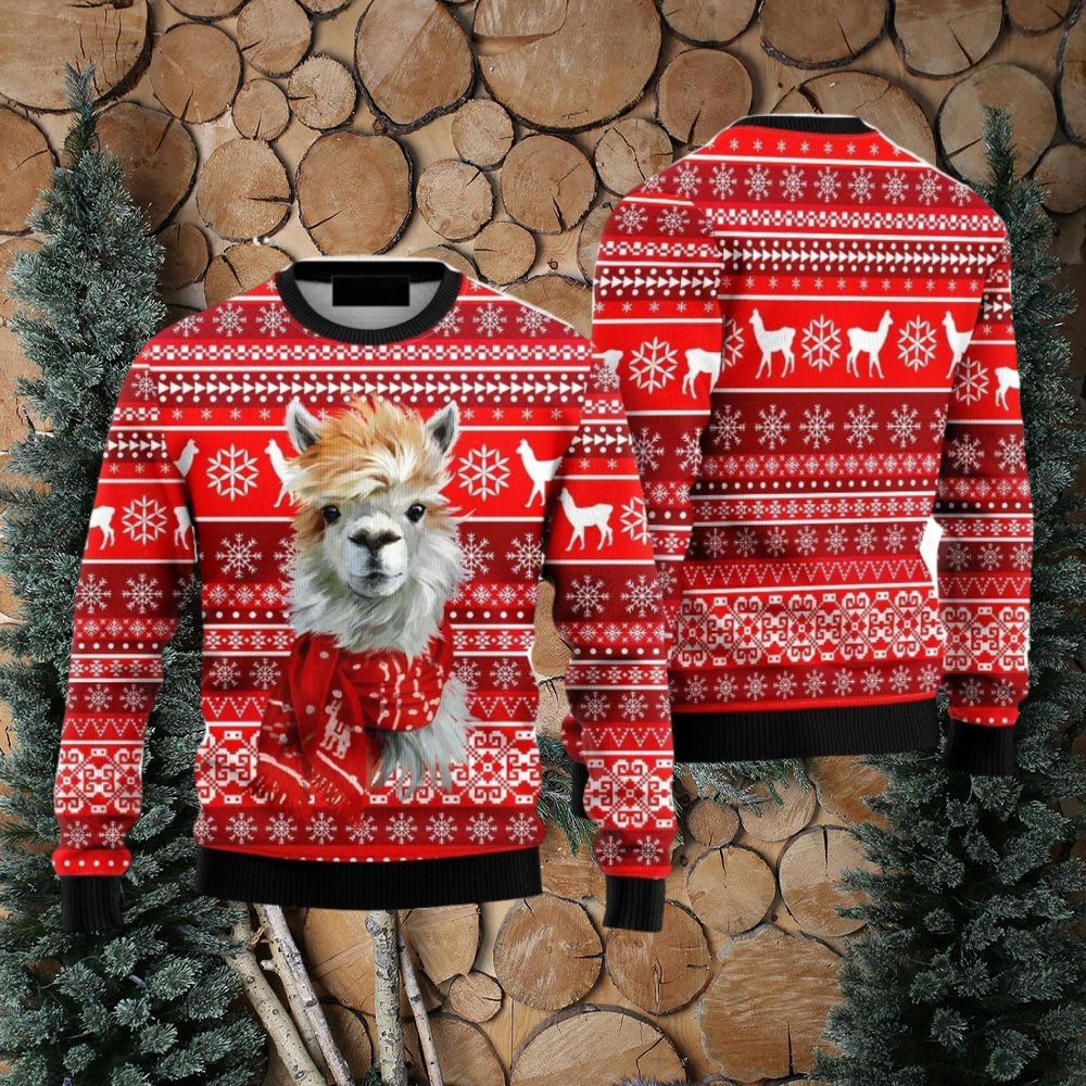 Llama xmas sale sweater