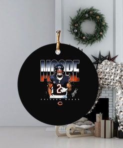 d j moore 2 signed chicago bears signature ornament Circle