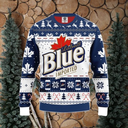 Labatt Blue Ugly Christmas Sweater Amazing Gift Men And Women Christmas Gift