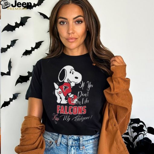 Snoopy If You Dont Like Atlanta Falcons Kiss My Endzone Shirt