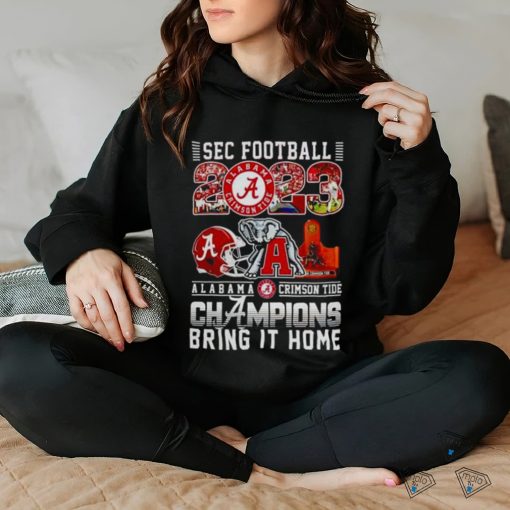 Alabama Crimson Tide SEC Football Champions 2023 Bring It Home T Shirt