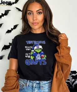 Official They Hate US New York Giants Football Santa Grinch Christmas shirt