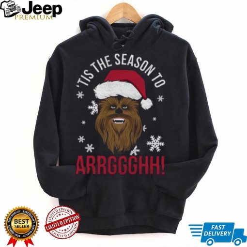 Star Wars Christmas Chewbacca Tis The Season To Arrghh Christmas Lights T Shirt