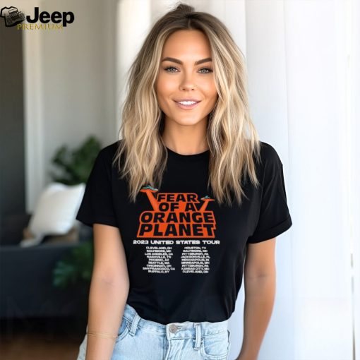 Fear of a Orange Planet 2023 United States Tour Shirt