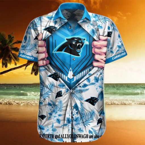 Carolina Panthers Grateful Dead Full Printed Hawaiian Shirt