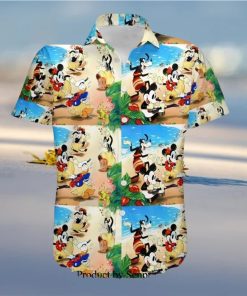 Mickey And Friends In Hawaii Disney Cartoon Graphics Full Printing Hawaiian Shirt