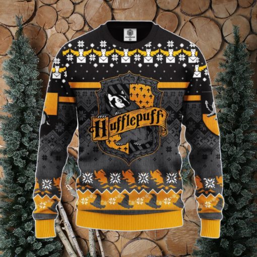 Harry Potter Hufflepuff Ugly Christmas Sweater Amazing Gift Men And Women Christmas Gift