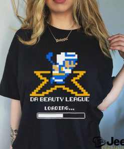 Da Beauty League hockey pixel art logo shirt