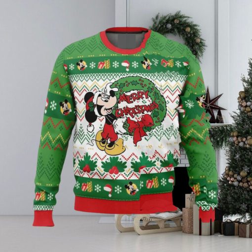 Mickey Mouse Merry Disney Ugly Christmas Sweater Holiday For Men And Women