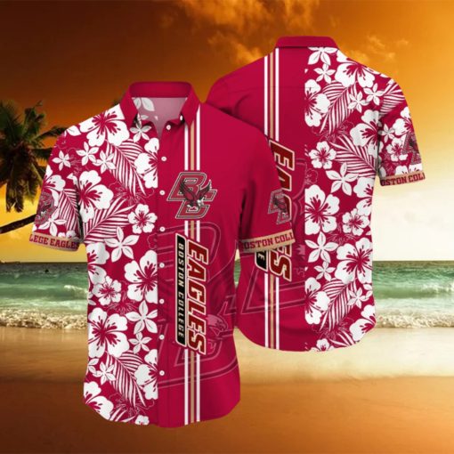 Boston College Eagles NCAA Hawaiian Shirt Beach Seasontime Aloha Shirt