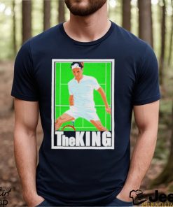 Federer tennis player hero vintage the king shirt